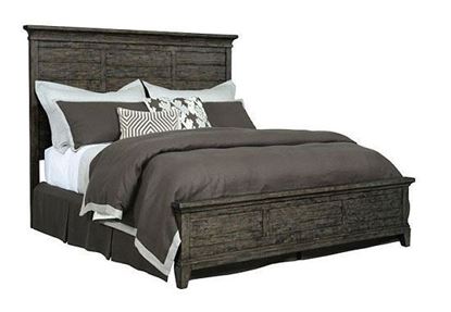 Plank Road - Jessup Panel Bed in Charcoal finish