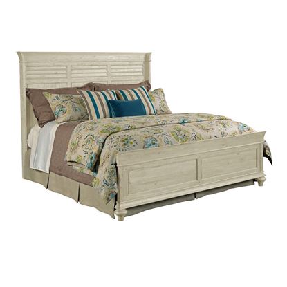 Weatherford - Shelter Bed with cornsilk finish