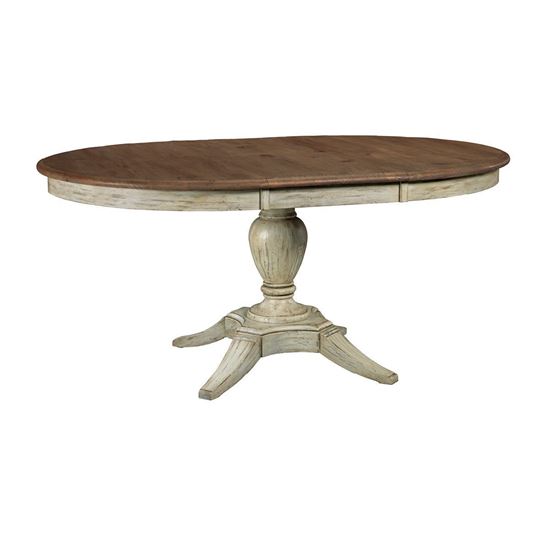 Weatherford - Milford Dining Table with Cornsilk finish