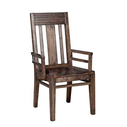 Saluda Wooden Arm Chair (82-062)