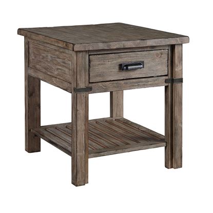Foundry Drawer End Table 59-022