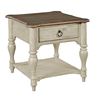 Weatherford End Table with two-tone finish