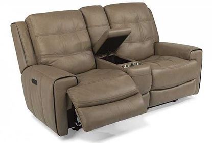 Wicklow Power Reclining Loveseat with Console