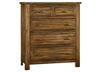 Maple Road 5-Drawer Chest with an Antique Amish finish