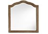 Maple Road Landscape Mirror in a Weathered Grey finish