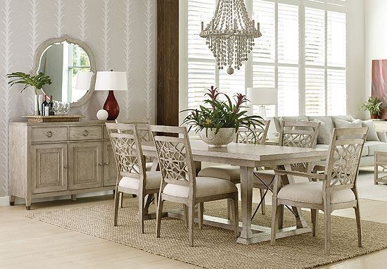 Vista Dining collection with Clayton Rectangular Table