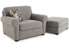 Randall Ottoman (7100-08) with matching Chair