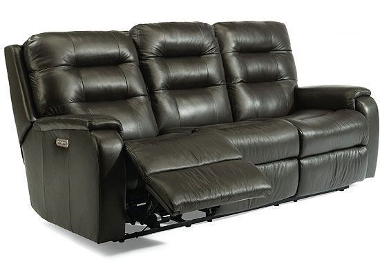 Arlo Power Reclining Leather Sofa (3810-62H) with Power Headrest