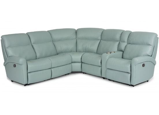 Davis Leather Reclining Sectional (3902-SECT)