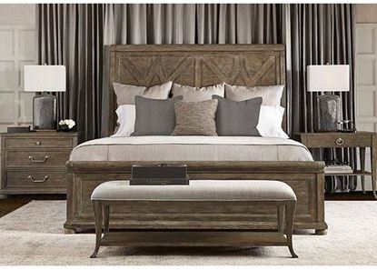 Rustic Patina Bedroom Collection in a Peppercorn finish by Bernhardt furniture