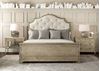 Rustic Patina Bedroom Collection with Sleigh Bed in a Sand finish by Bernhardt furniture