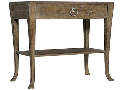 Rustic Patina One Drawer Nightstand  387-217D  in a Peppercorn finish by Bernhardt furniture