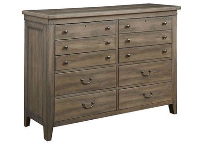 Mill House - Bexley Dresser 860-130 with a Rustic Alder finish by Kincaid furniture