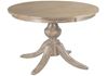 The Nook Oak - 44" Round Dining Table with Wood Base (665-44WP Heathered Oak) by Kincaid furniture