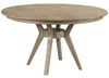 The Nook Oak - 54" Round Dining Table in a Heathered Oak finish (664-54XP) by Kincaid furniture