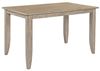 The Nook Oak - 60" Counter Height Leg Table (665-762) in a Heathered Oak finish by Kincaid furniture