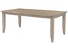The Nook Oak - 80" Large Rectangular Table (665-761) in a Heathered Oak finish by Kincaid furniture