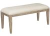 The Nook Oak - Parsons Bench (665-640) in a Heathered Oak finish by Kincaid furniture