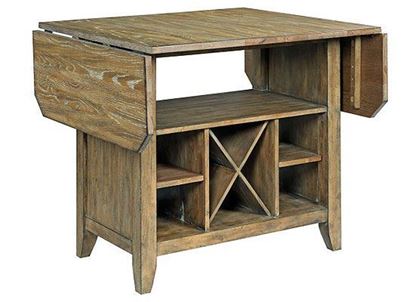 The Nook Oak - Kitchen Island (663-746P) in a Brushed Oak finish by Kincaid furniture