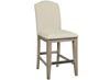 The Nook Oak - Counter Height Parsons Chair (665-692) with Heathered Oak finish by Kincaid furniture