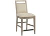 The Nook Oak - Counter Height Upholstered Chair (665-689) Heathered Oak by Kincaid furniture