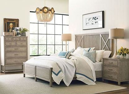 West Fork Bedroom Collection with Canton Panel Bed by American Drew furniture