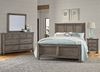 Chestnut Creek Bedroom Collection with Panel bed in a Pewter finish