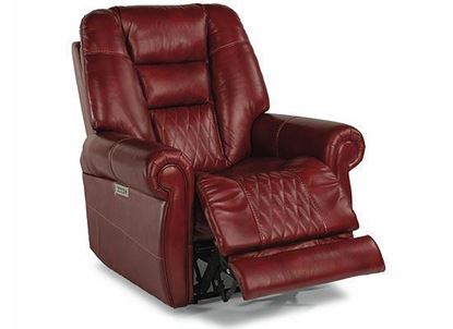 Maverick Leather Recliner with Power Headrest and Lumbar 1705-50PH from Flexsteel furniture