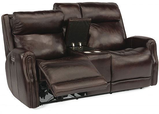 Stanley Reclining Loveseat with Console (1897-64PH) by Flexsteel furniture