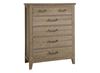 Passageways 5-Drawer Chest 142-115 with a Deep Sand finish from Artisan and Post