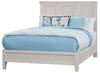 Mansion Bed with Low Profile Footboard in an Oyster Grey finish from Artisan & Post