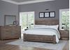 Dovetail Bedroom Collection in a Mystic Grey finish from Vaughan-Bassett furniture