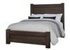 Dovetail Poster Bed with Poster FB with a Java finish