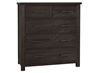 Dovetail Standing Dresser - 004 with a Java Finish from Vaughan-Bassett furniture