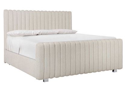 Silhouette Vertical Panel Upholstered Bed (King 307-H03, 307-FR03) from Bernhardt furniture