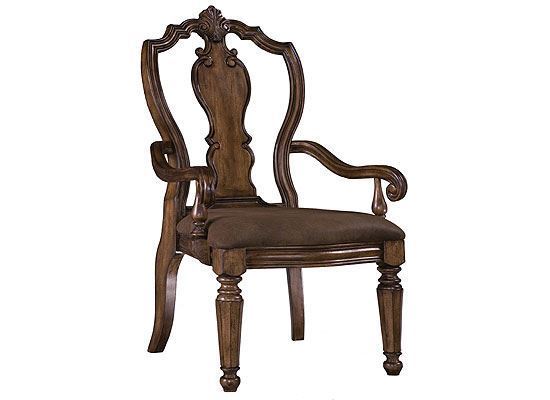 San Mateo Carved Back Arm Chair - 662271 from Pulaski furniture
