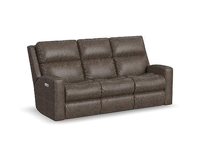 Flexsteel Furniture - Score Power Reclining Sofa with Power Headrests and Lumbar - B3805-62L