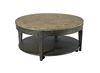 ARTISANS ROUND COCKTAIL TABLE PLANK ROAD COLLECTION ITEM # 706-911C BY KINCAID