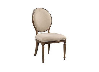 CECIL OVAL BACK UPH SIDE CHAIR ANSLEY COLLECTION ITEM # 024-636 BY KINCAID
